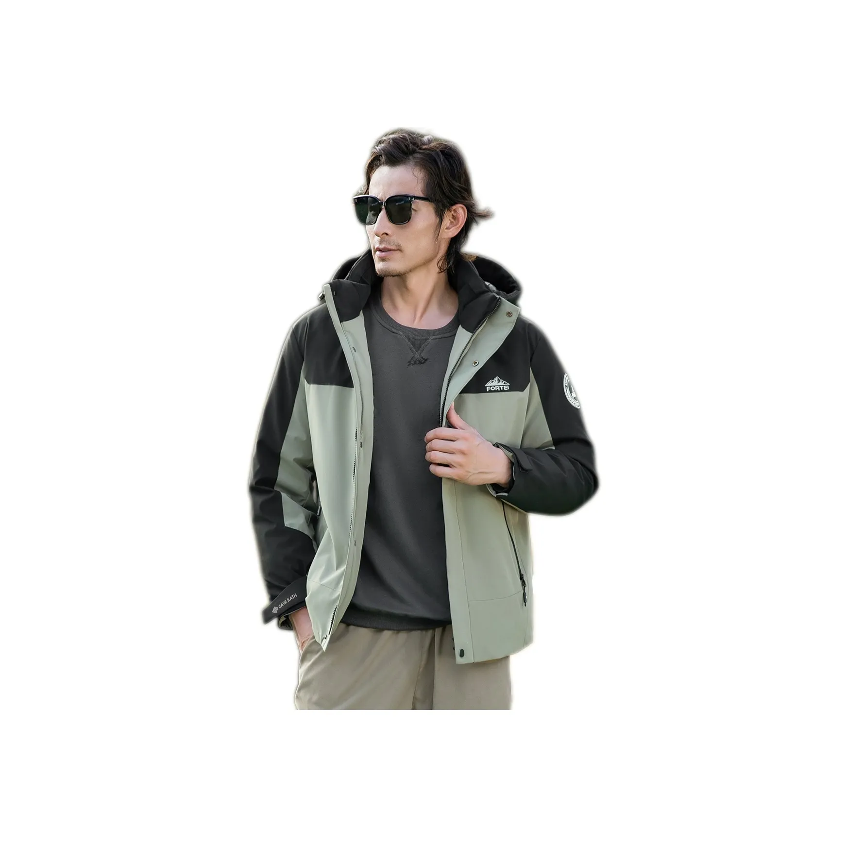 FORTEI Jackets & Coats Men's Bean Gray