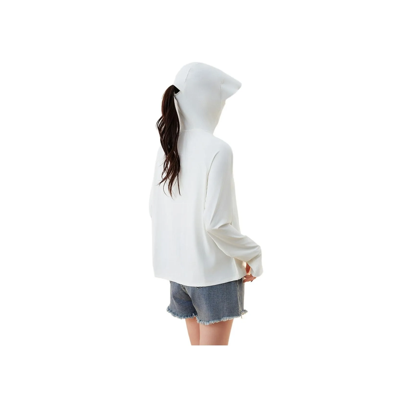 X MOOM Sun Protection Sun Protection Clothing Women's Cream White