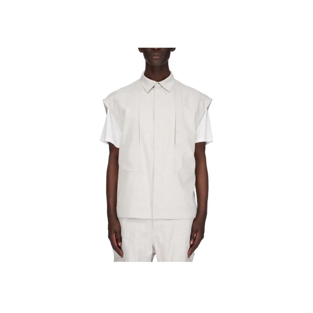 RICK OWENS Sleeveless Jumbo Outershirt