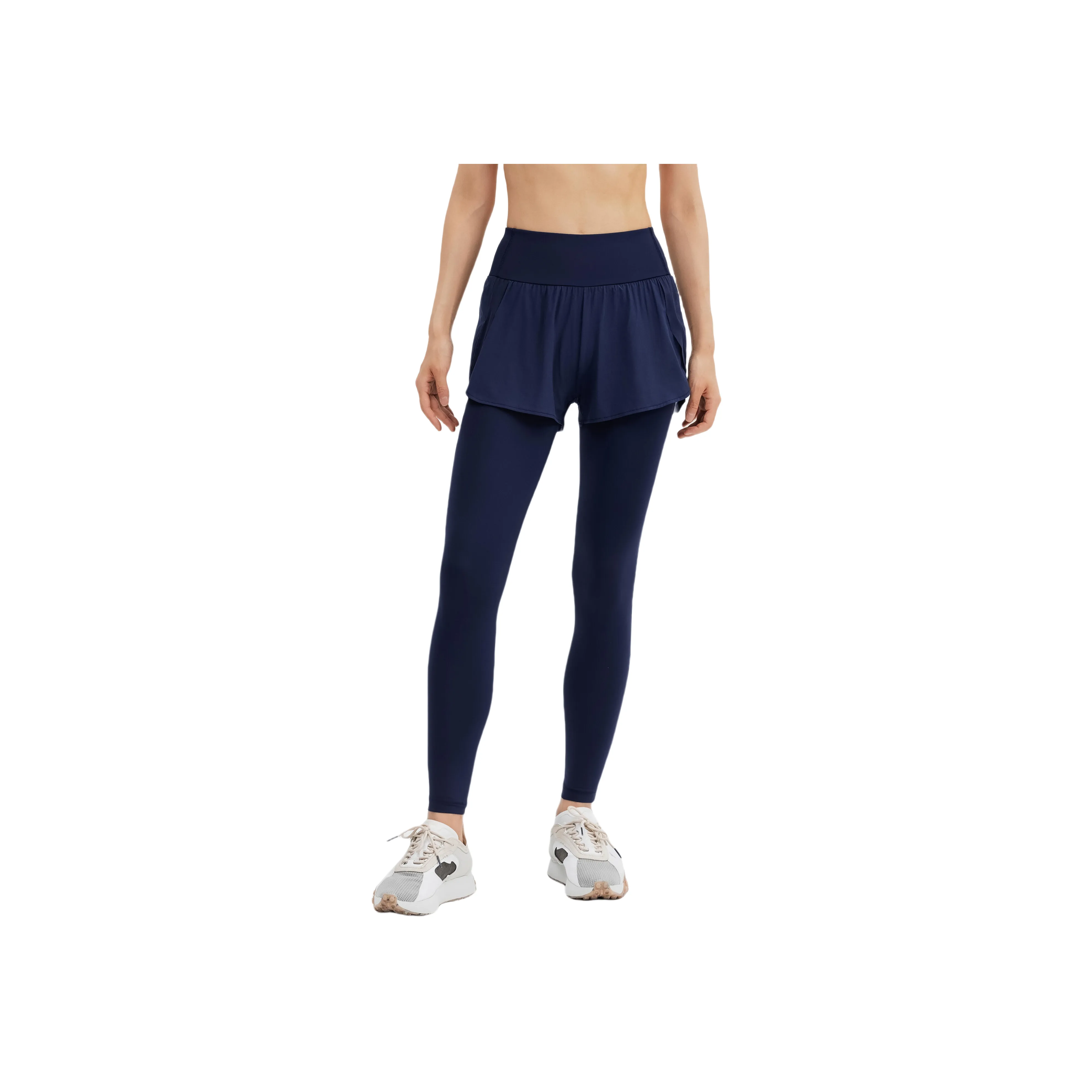 DECATHLON DOMYOS Athletic Trousers Women's Navy Blue