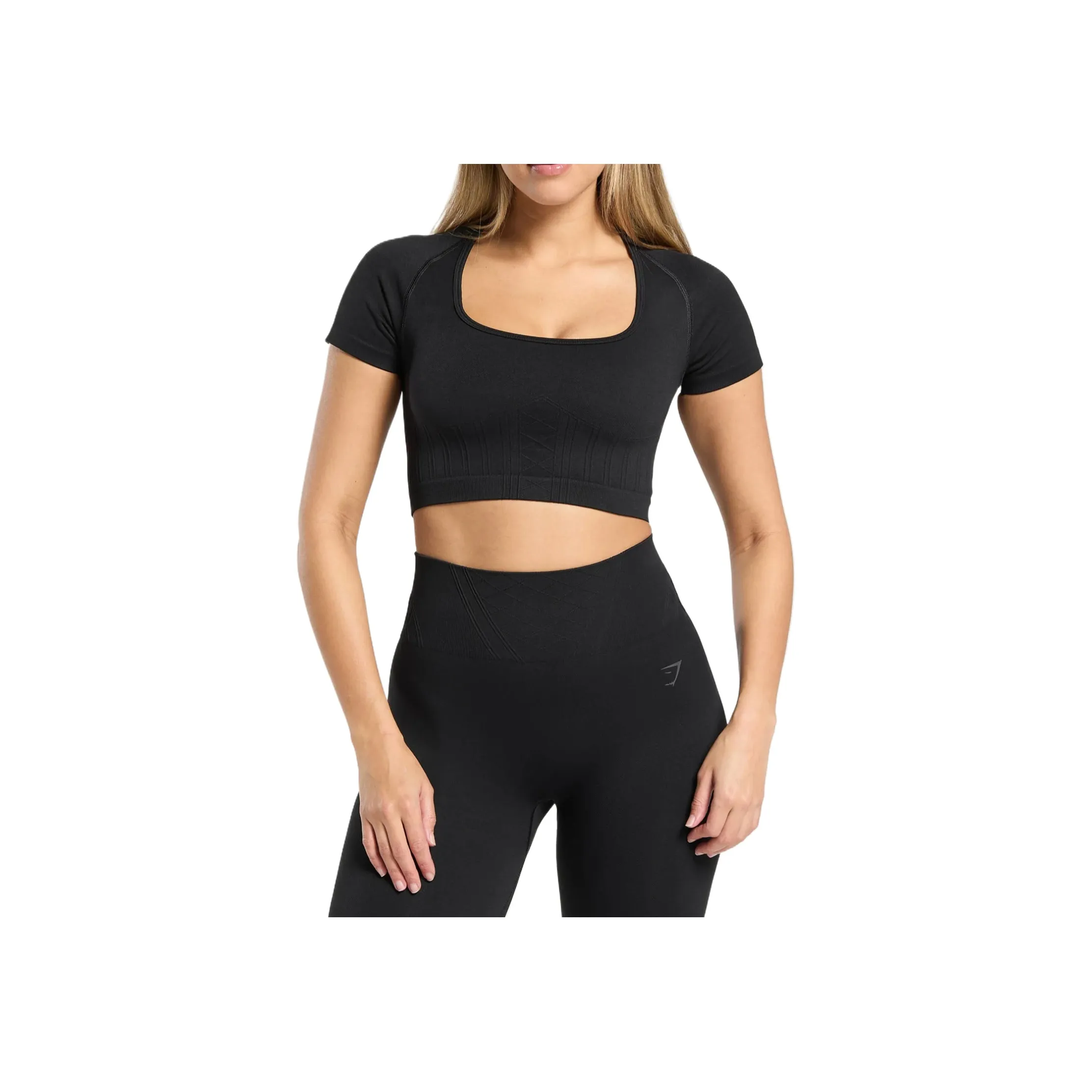 GYMSHARK Corset Seamless Crop Top Sport Vests Women's