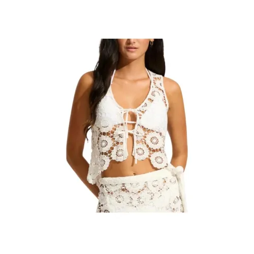 SEAFOLLY Белые Женские Майки