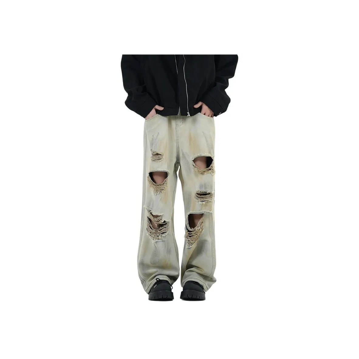JASONWOOD Cowboy On The Run Jeans Unisex Yellow Mud