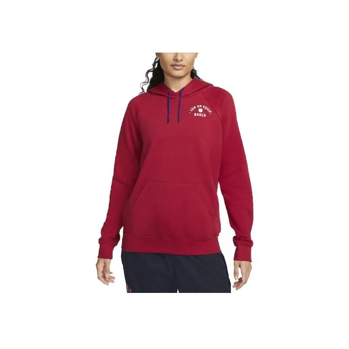 Nike Fc Barcelona Essential Women's Nike Fleece Pullover Hoodie