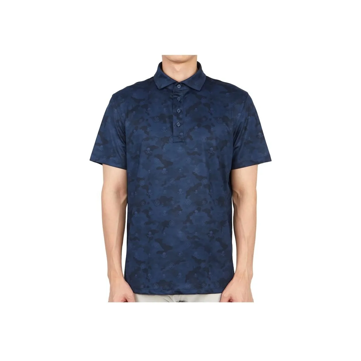 GFORE Polo Shirt Men's Marine Blue