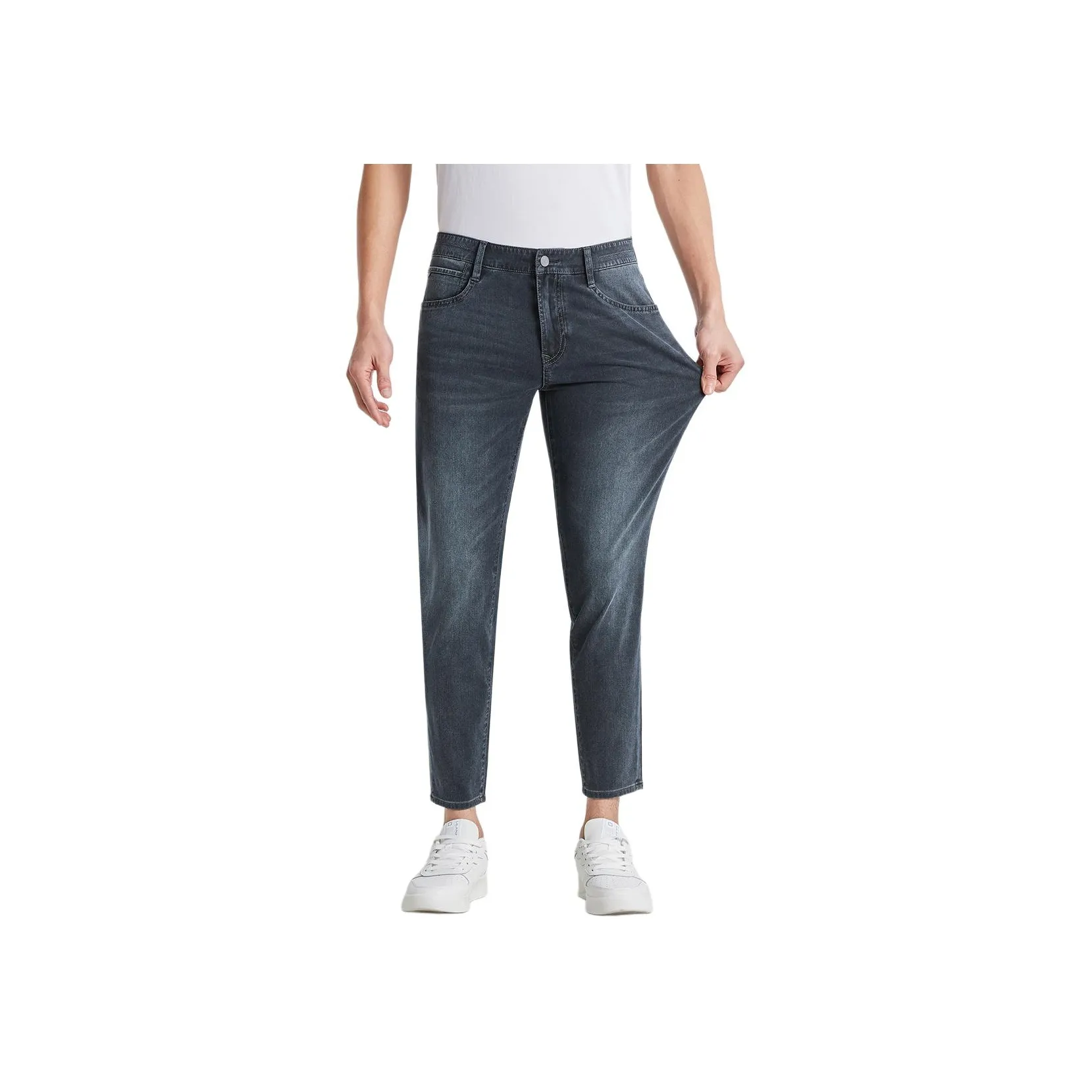 LESS IS MORE Four Way Stretch SS25 Jeans Men's Blue