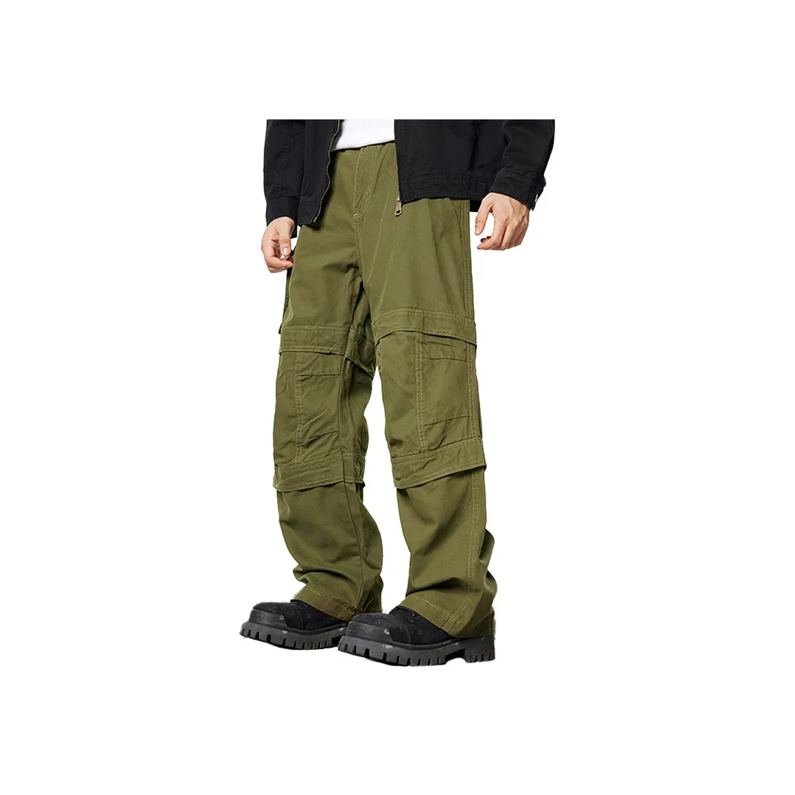 GTRG Зеленые Унисекс Джинсы