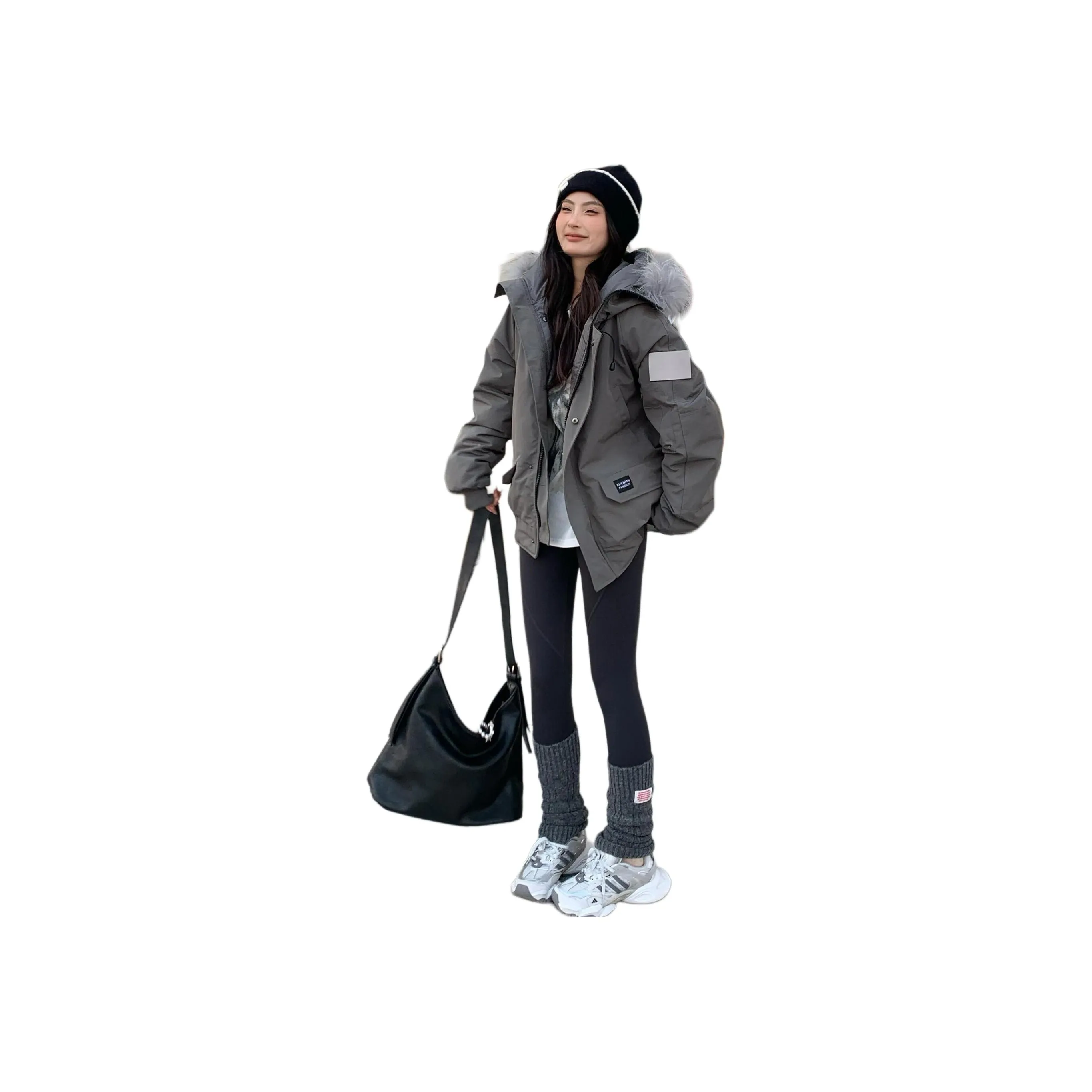 FINDSME GAGA Хлопковый пуховик женский