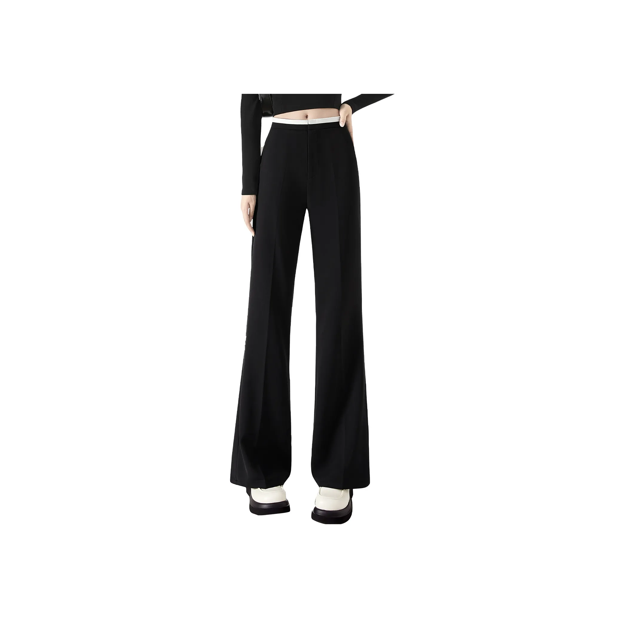 TOUCH Черные Женские Повседневные Брюки