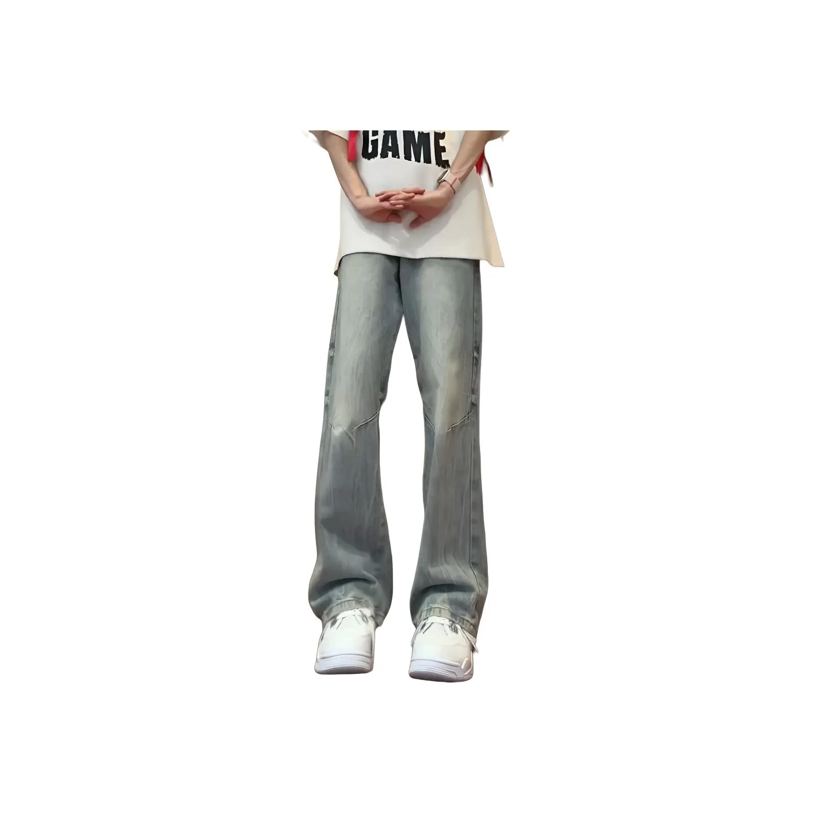 CARE NOTE Noble Blue Unisex Jeans