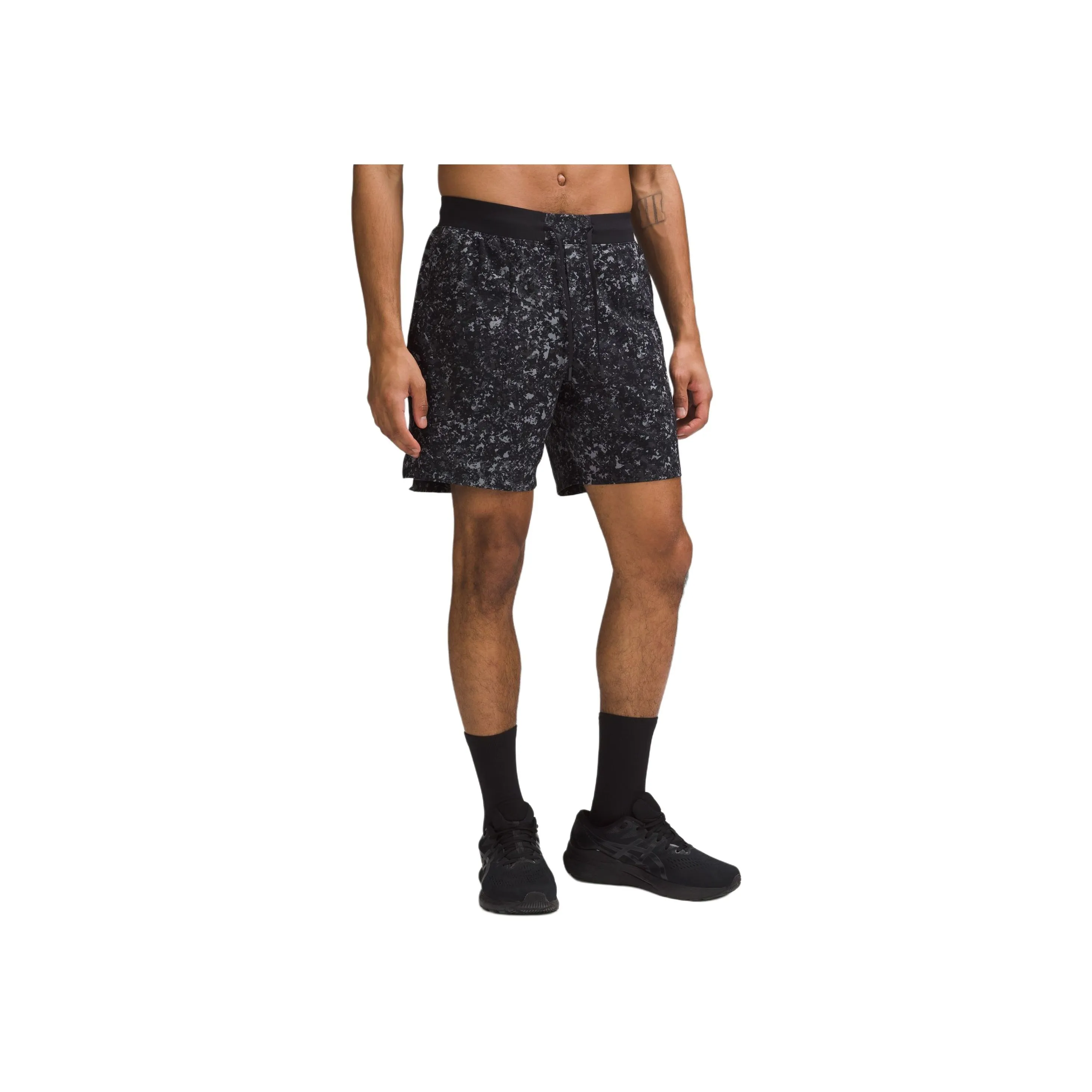 lululemon License to Train Collection Спортивные шорты Мужские Темно-угольный Смешанный цвет