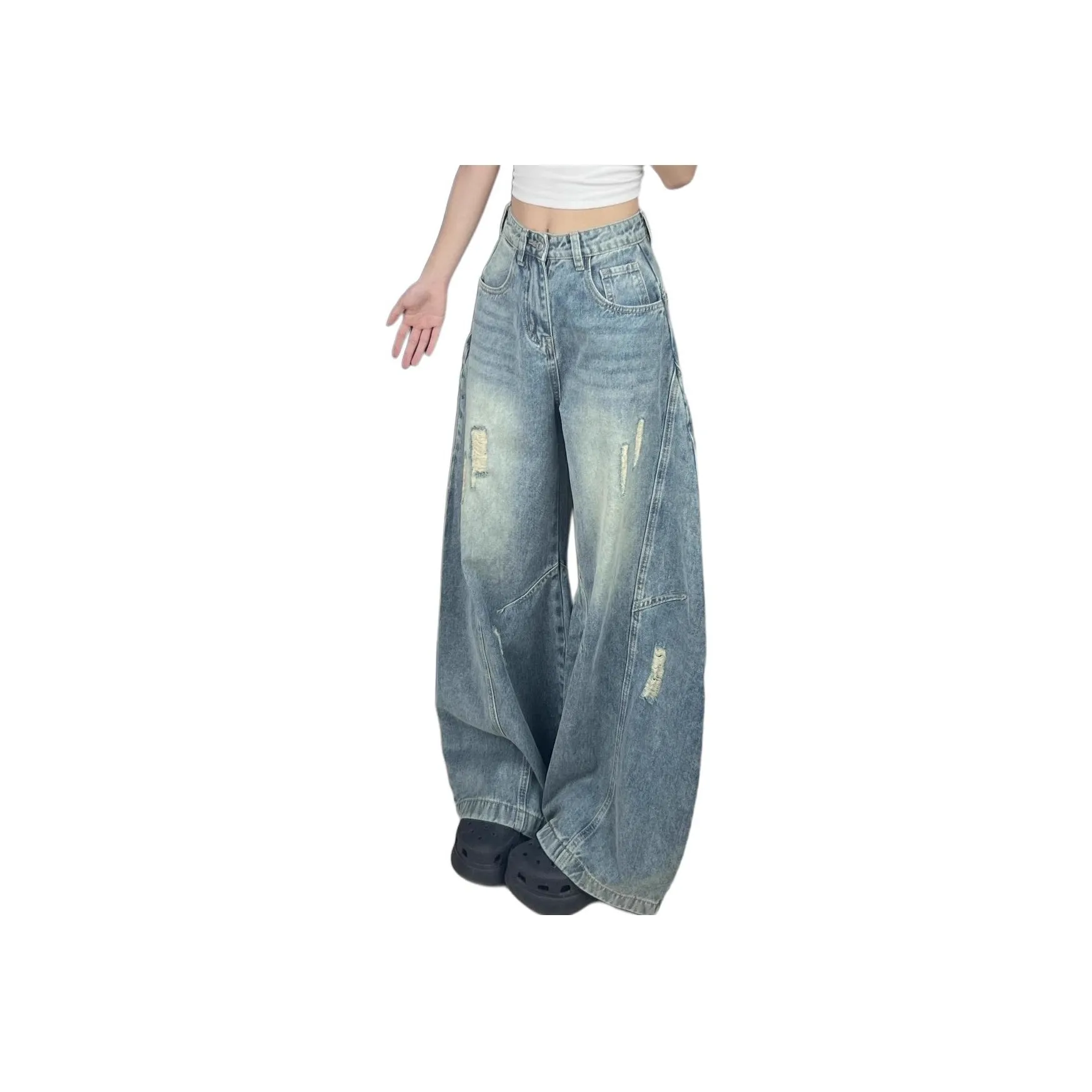 MUCCHIC Светло-синие женские джинсы