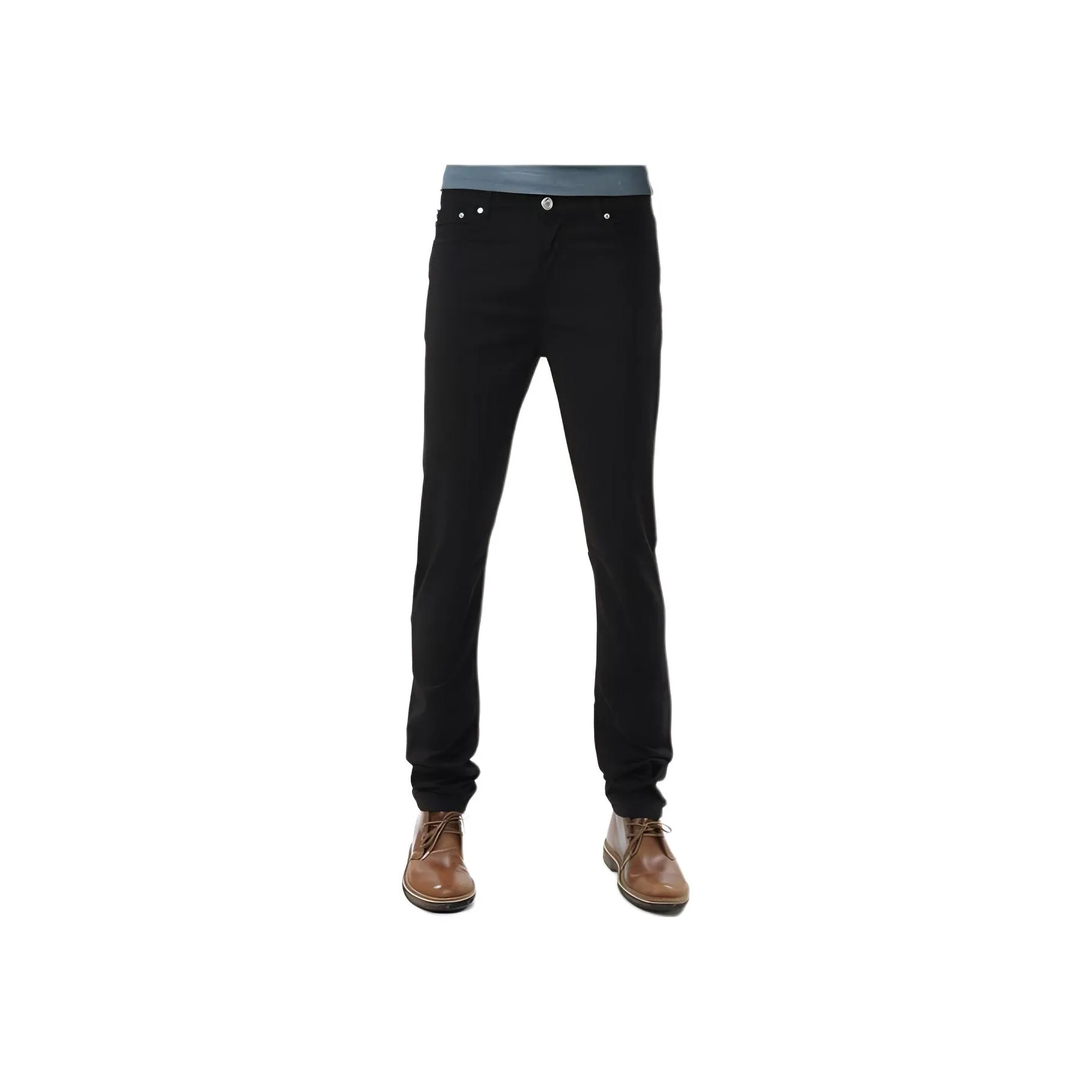 TRUSSARDI Мужские черные джинсы