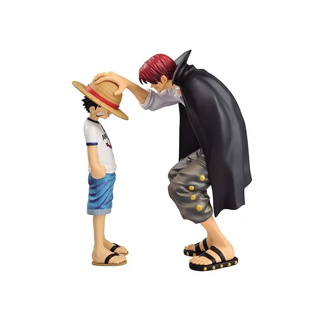 BANPRESTO Monkey D. Luffy Ichiban Kuji One Piece Emotional Story Award Turning Point Luffy & Shanks Bonus Gifts 13cm