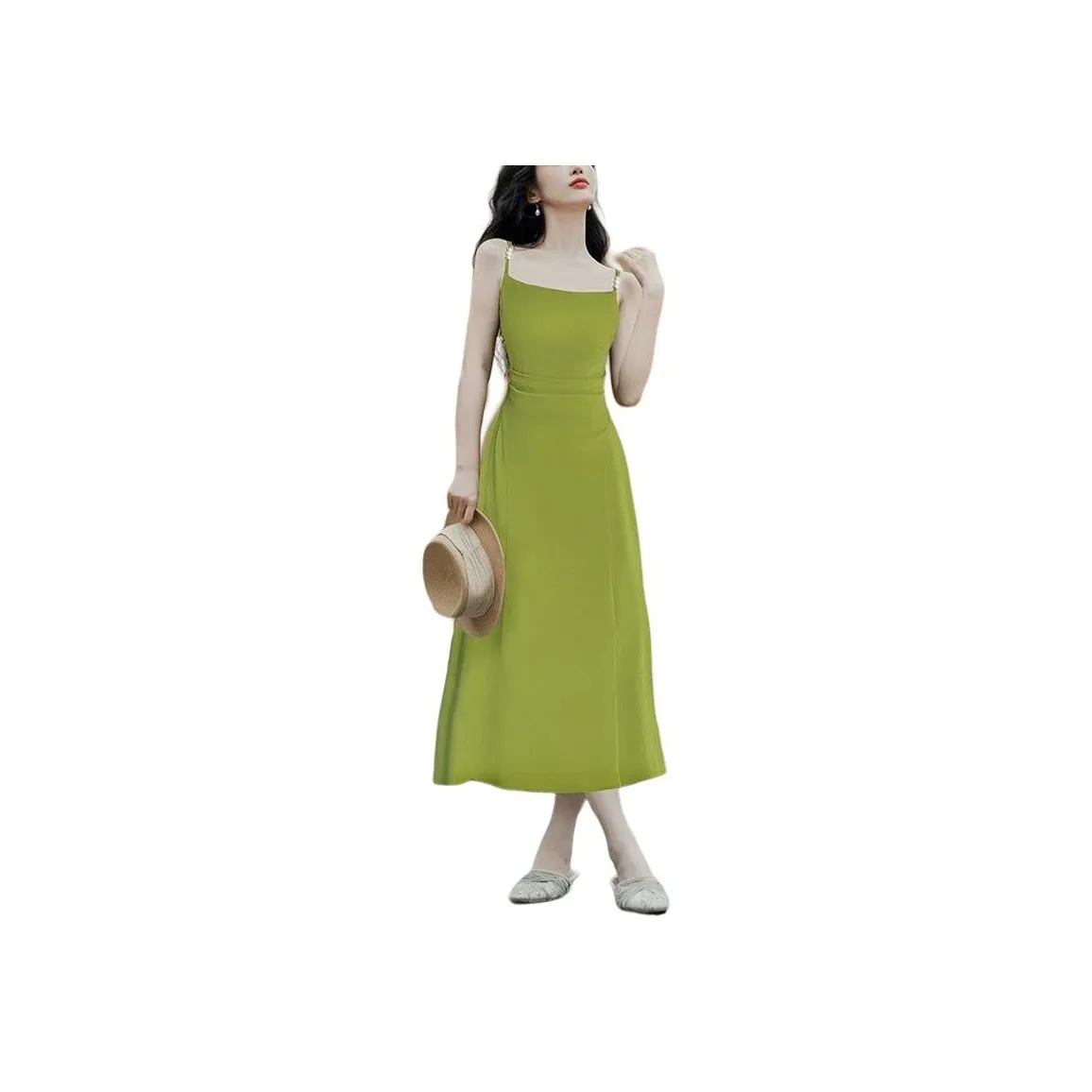 BEAR UNION Юбка Платье Женское Зеленое