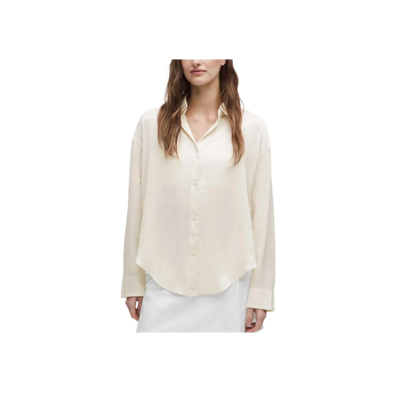 lululemon Twist Передняя часть Рубашка Женская