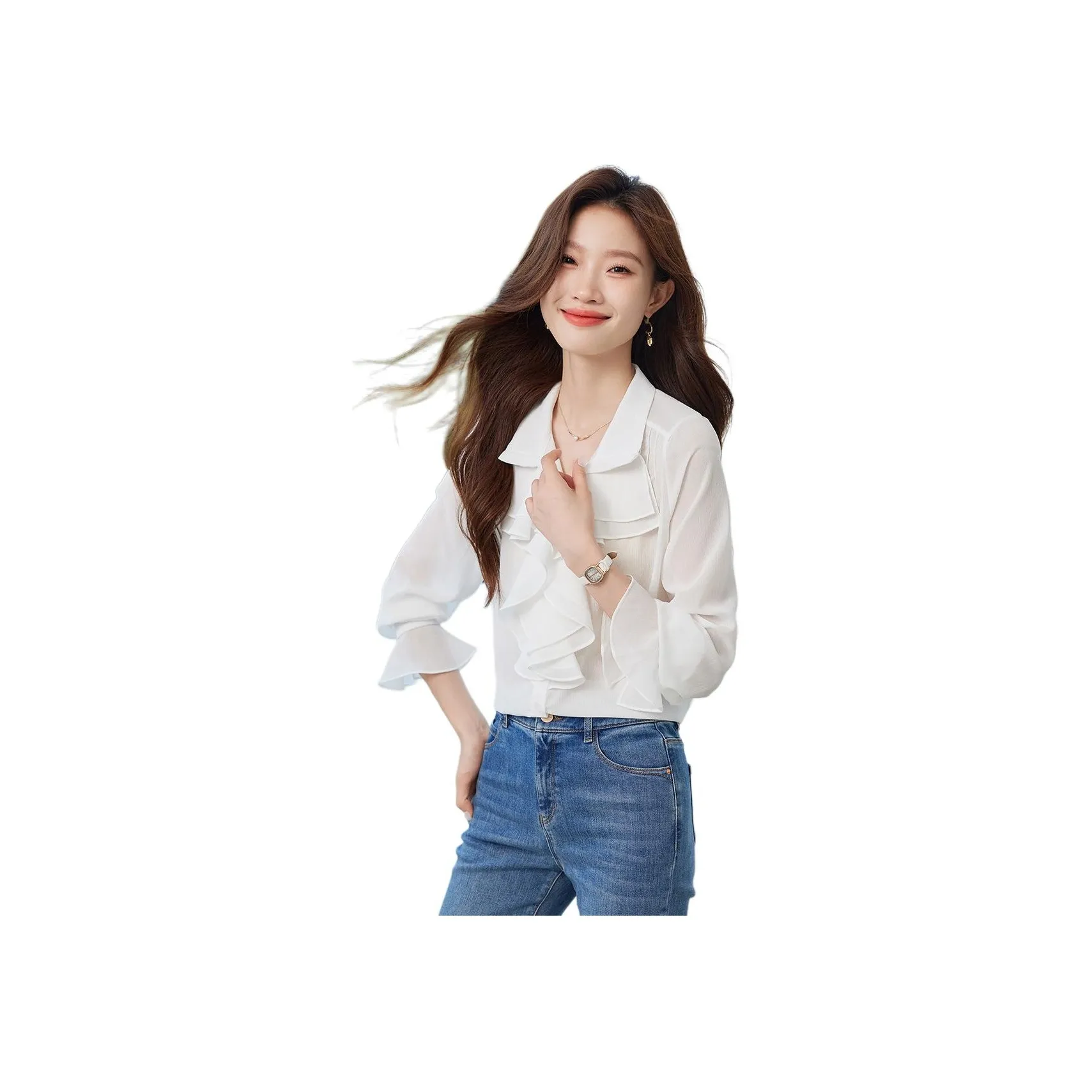 Love Elaine Shirt Women's White