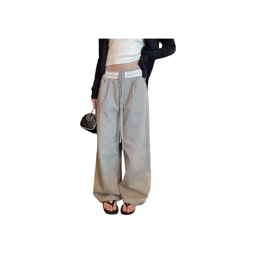 BVODE Полосатые Брюки Женские Повседневные Брюки
