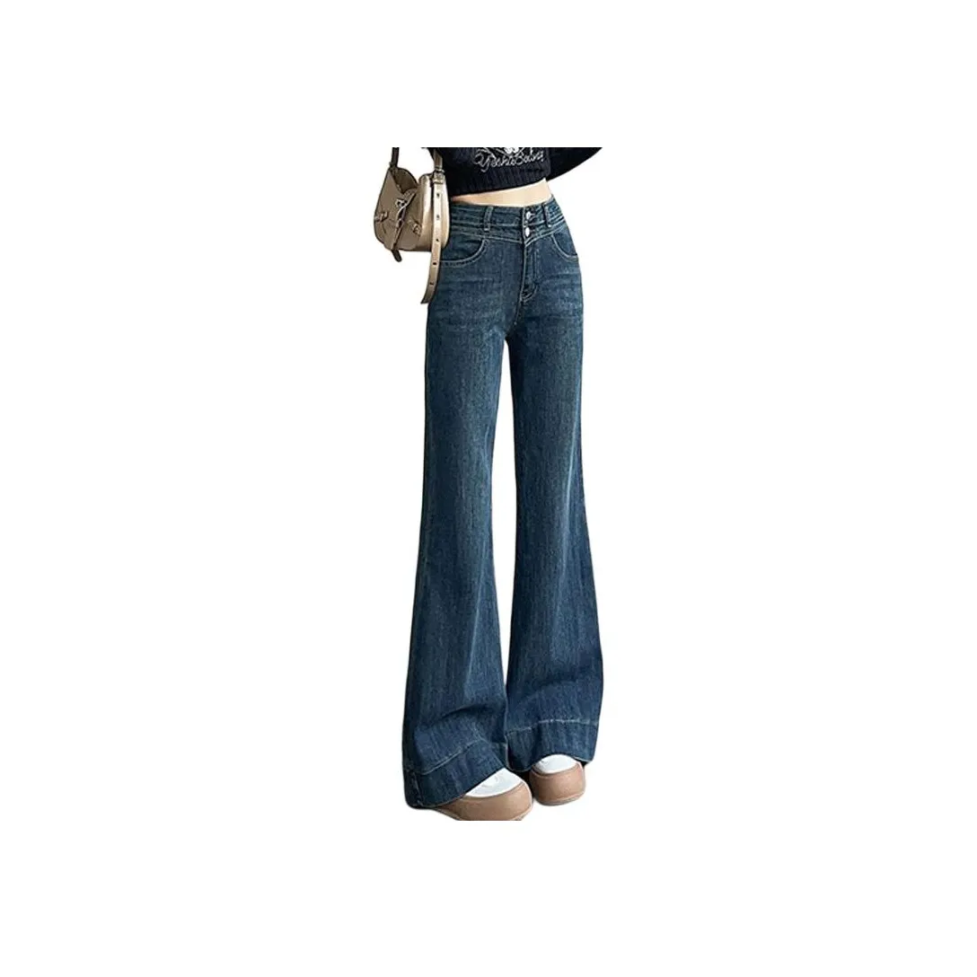 YEARNED Американский винтаж Bootcut Джинсы Женские