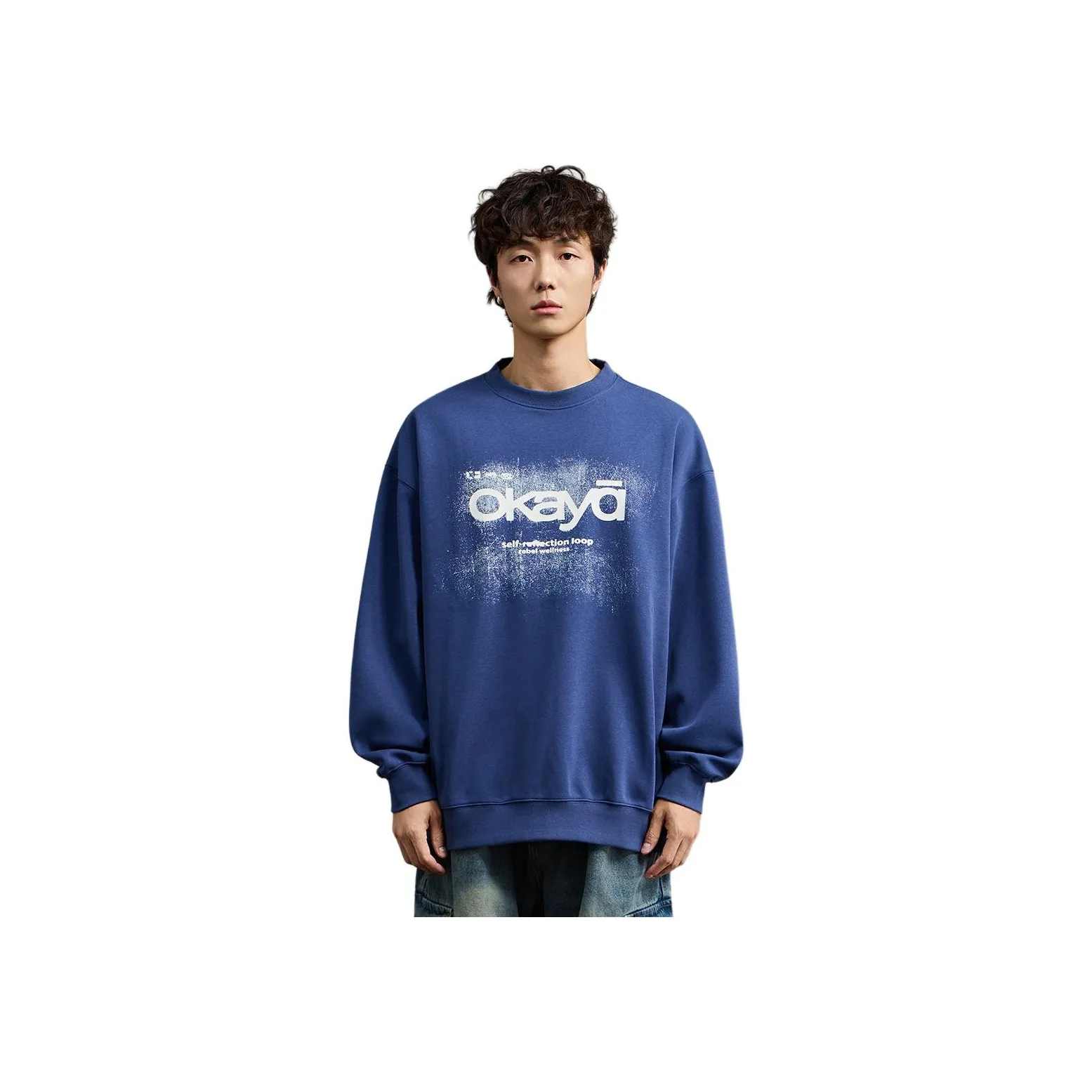 KUXIANSEN Свободный крой Толстовка Унисекс