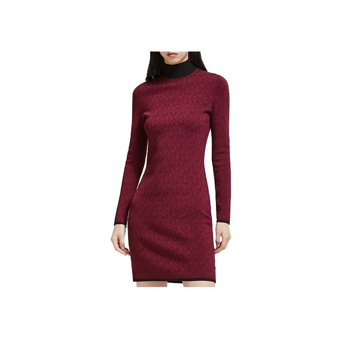 MICHAEL KORS SS22 Длинное платье с длинными рукавами женское