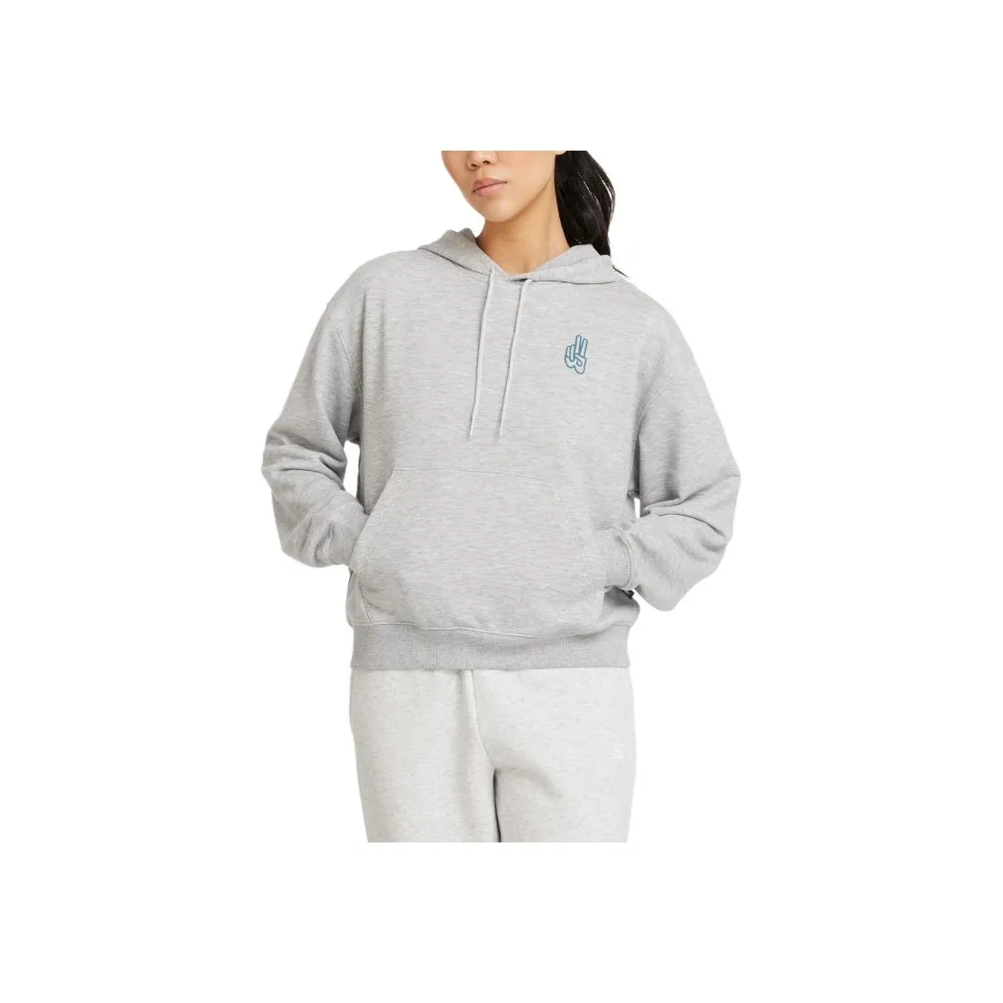New Balance Logo-appliqué Hoodie