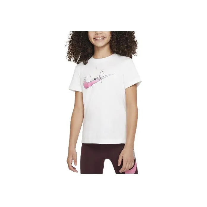 Nike Детская одежда Sportswear T-рубашка Детская Белая