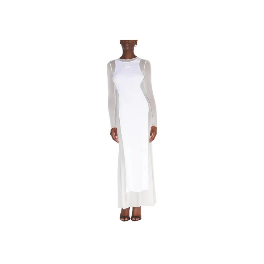 Jean Paul Gaultier Long Sleeved Dress Women's White