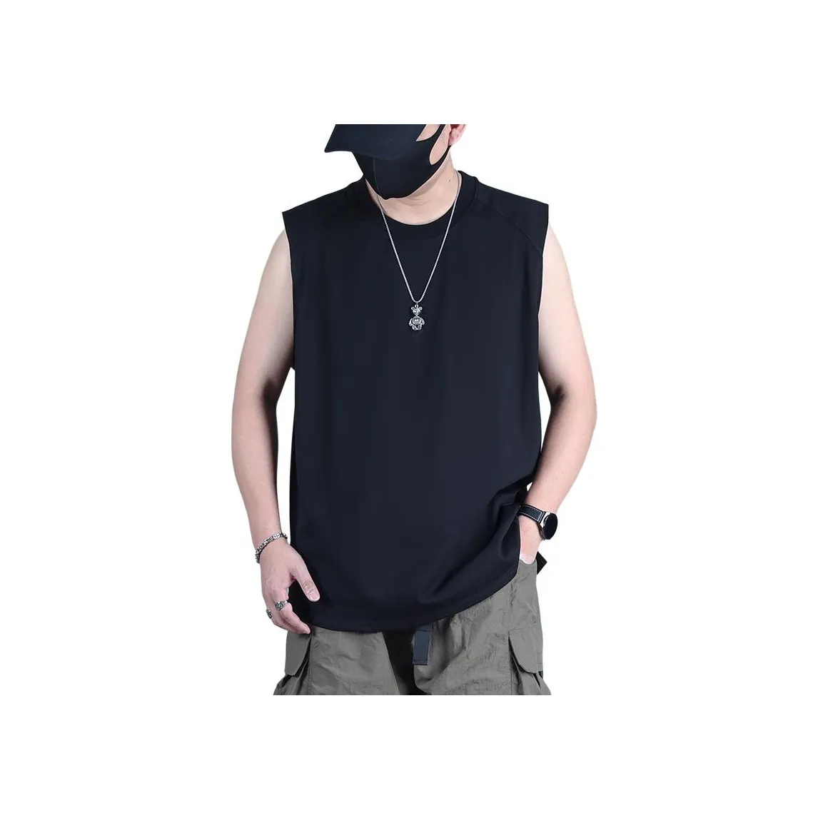 Trendy Customer Мужские черные майки