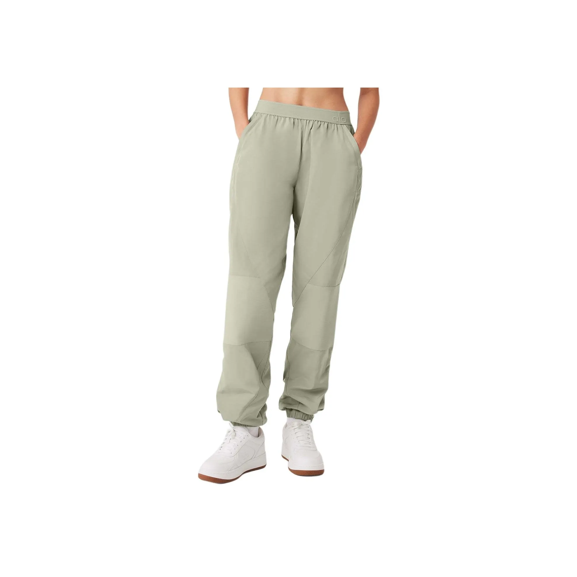 Alo Yoga Casual Pants Women's Lime Gray/Lime