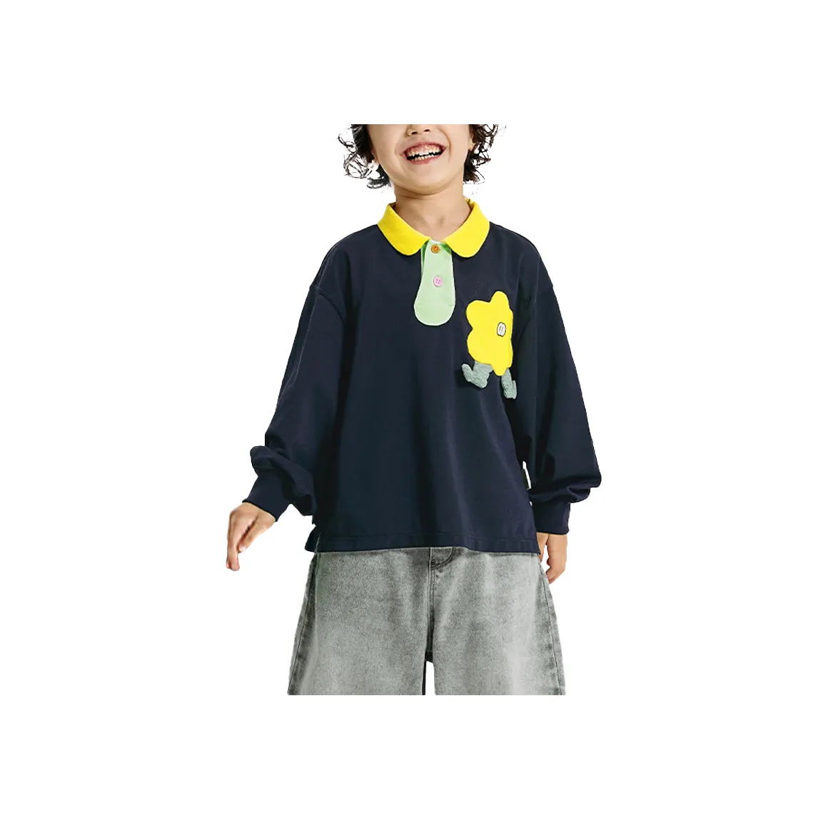 Woobaby T-рубашка Индиго Inspiring Flowers Children для детей 3-7 лет