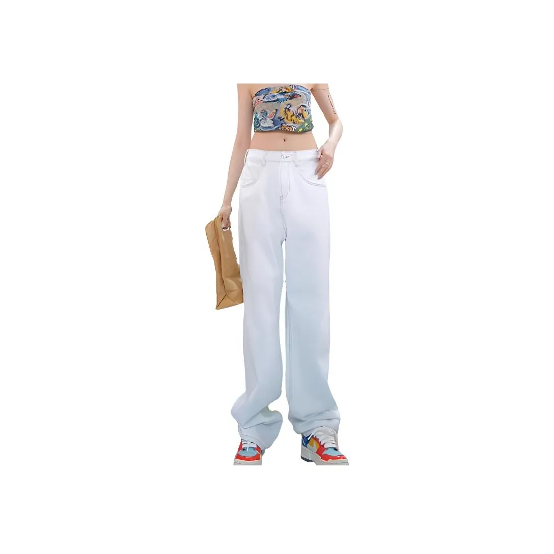 Seven Up And Nine Down Jeans Women's Light Green