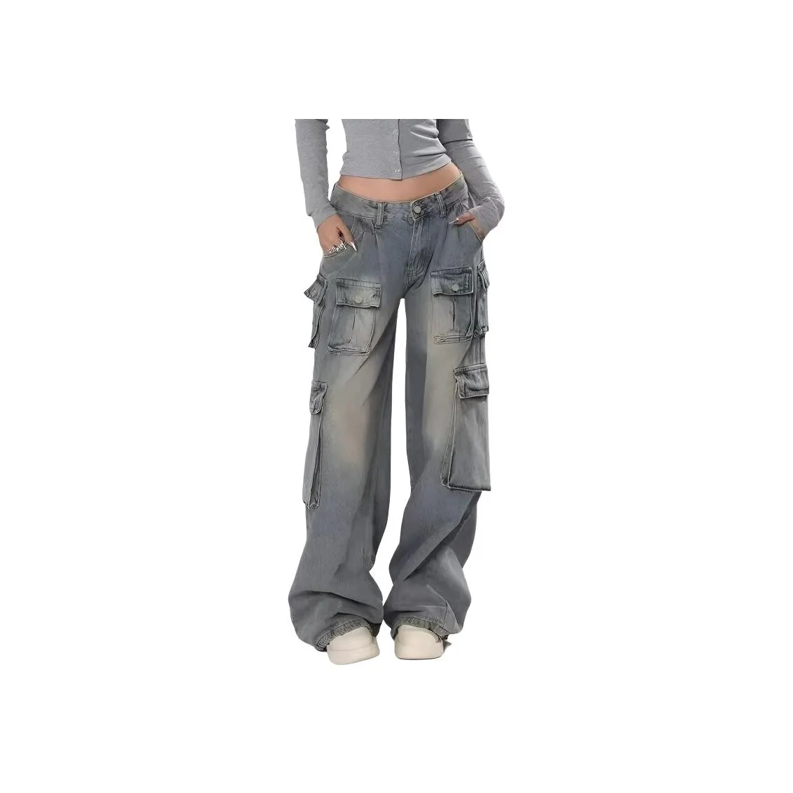 BEAR UNION Женские джинсы синего цвета