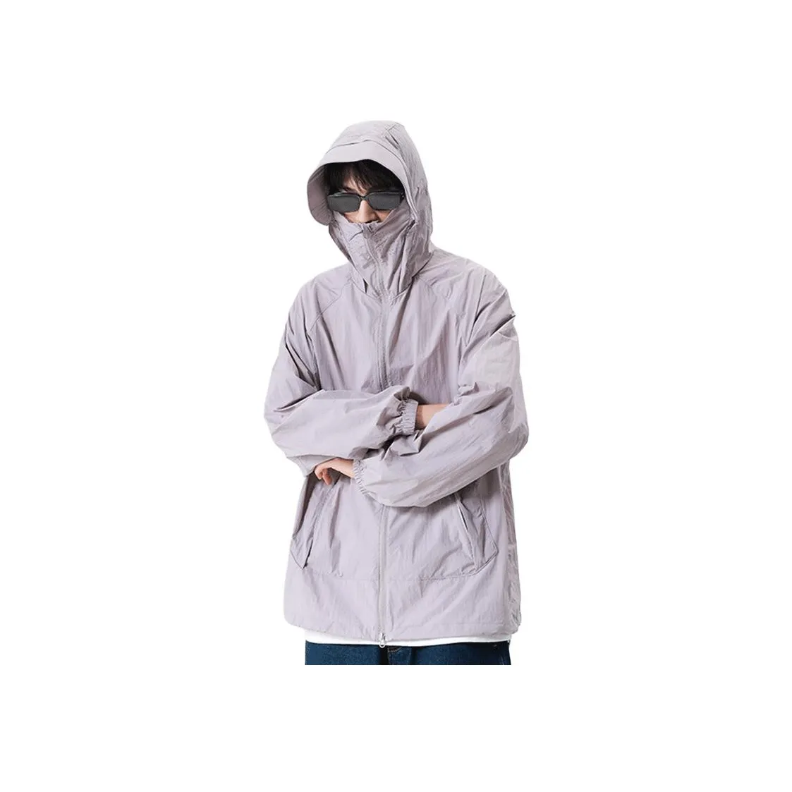 RASHOMONG Reflective With High Visibility Detachable Sun Protection Clothing Unisex