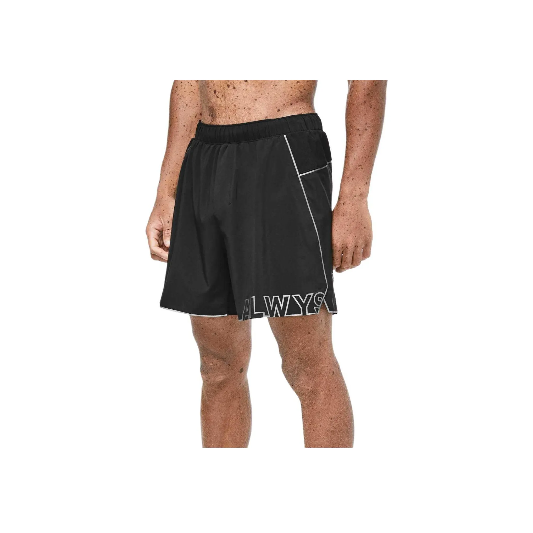 lululemon Волна Спортивные шорты 6' Мужской Черный