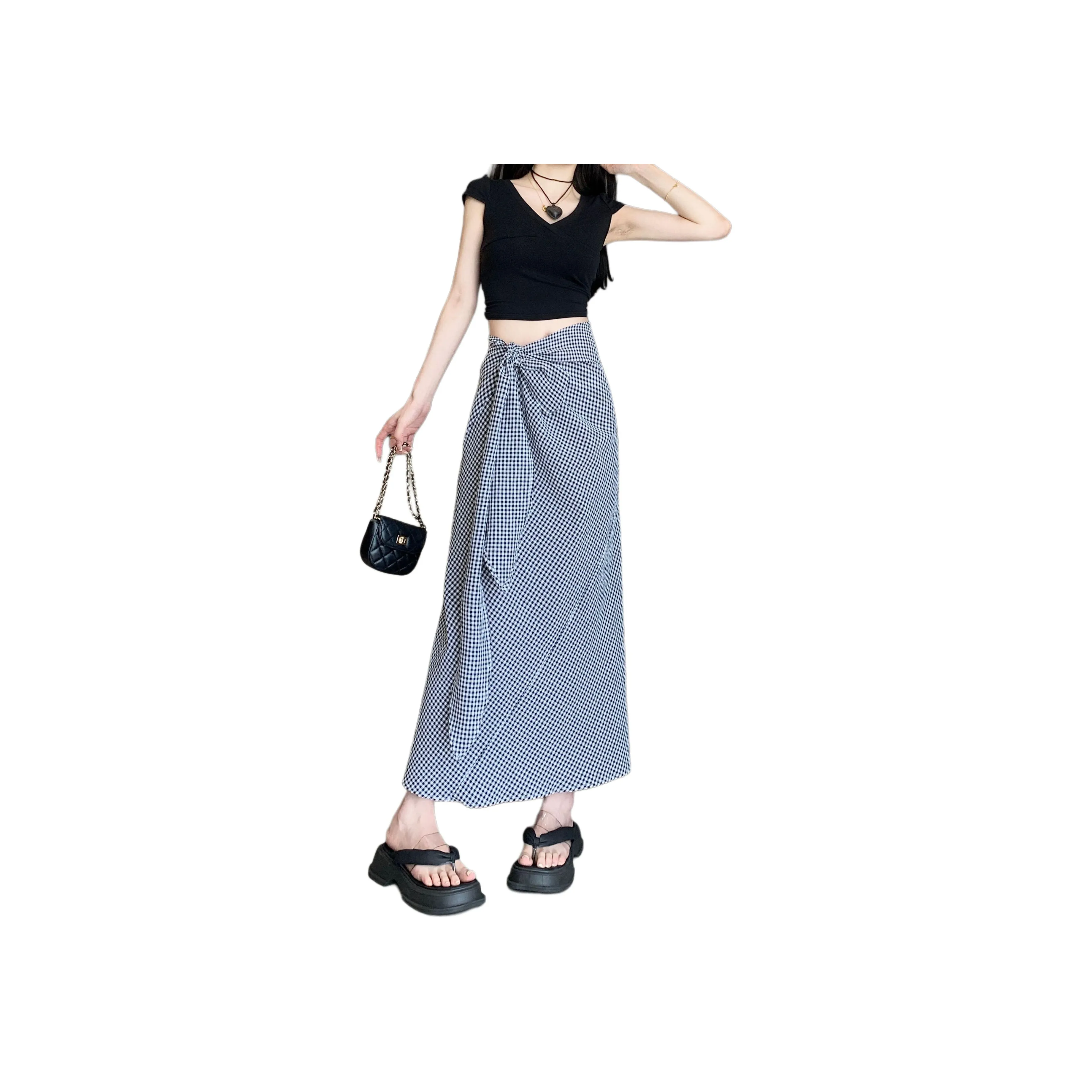 YINLEI Повседневная длинная юбка женская