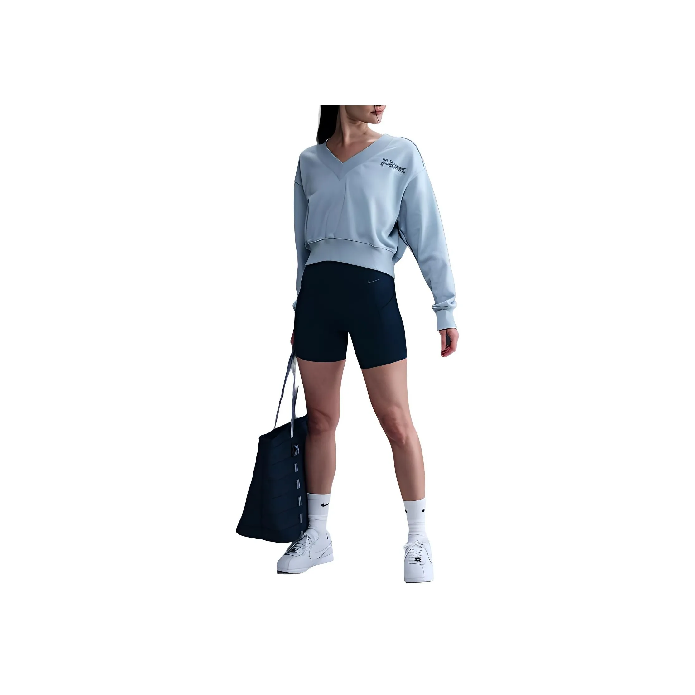 Nike Clothing Sweatshirts Women's Blue