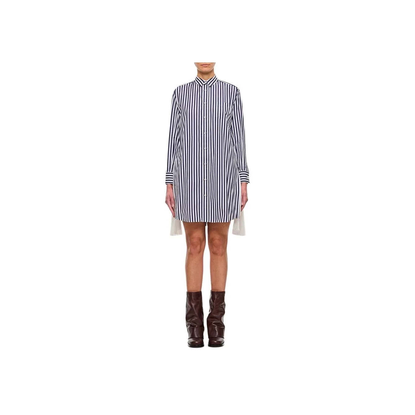 Sacai Striped Mini Dress