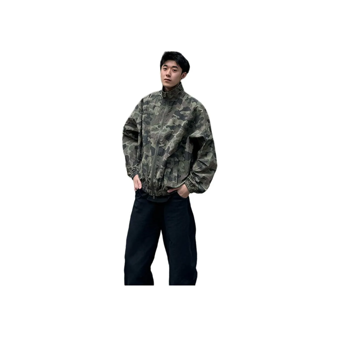 CORNILOT Jackets & Coats Unisex Green Camouflage