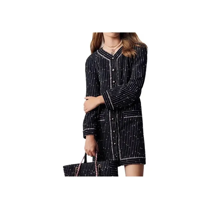 CHANEL Coats Women's Black