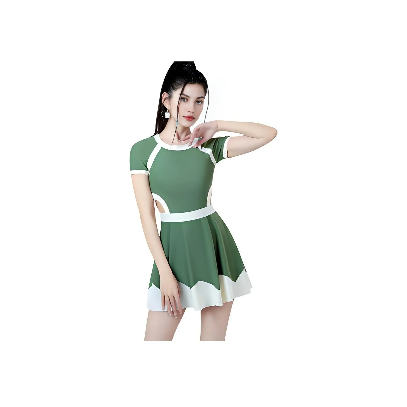 Youyou One-Piece Swimsuits Women's Green