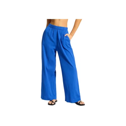SEAFOLLY Синие Женские Повседневные Брюки