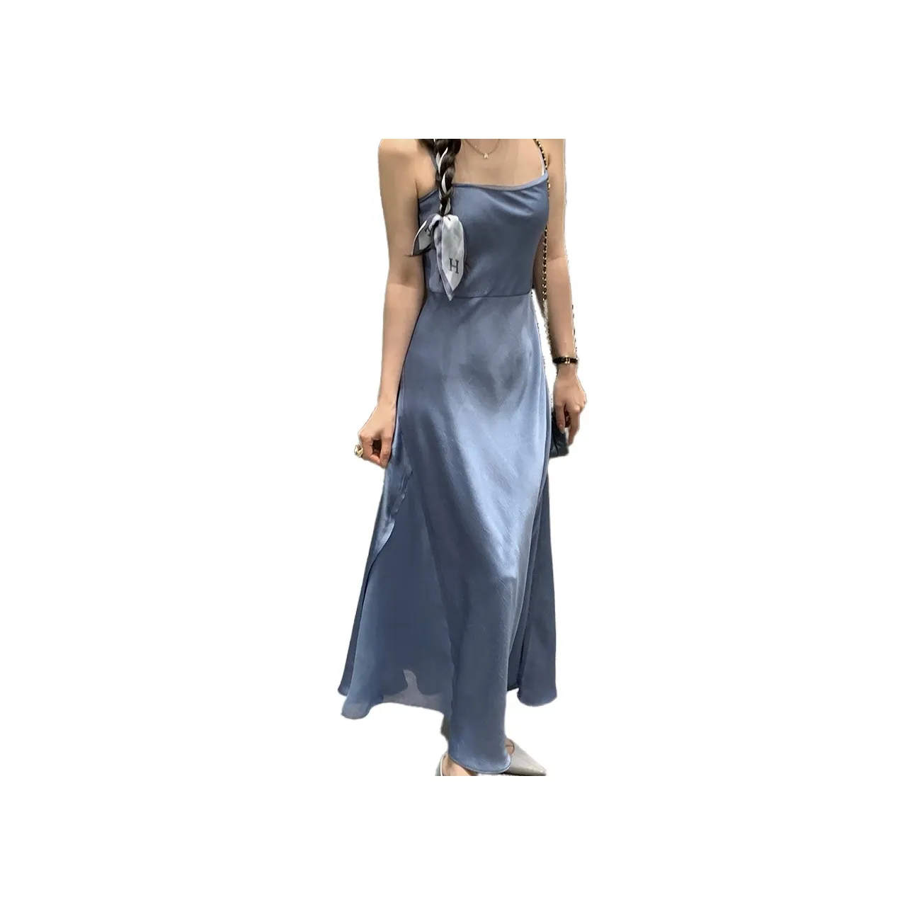 YUMOMO STAR Юбка Платье Женское MALIN Синий