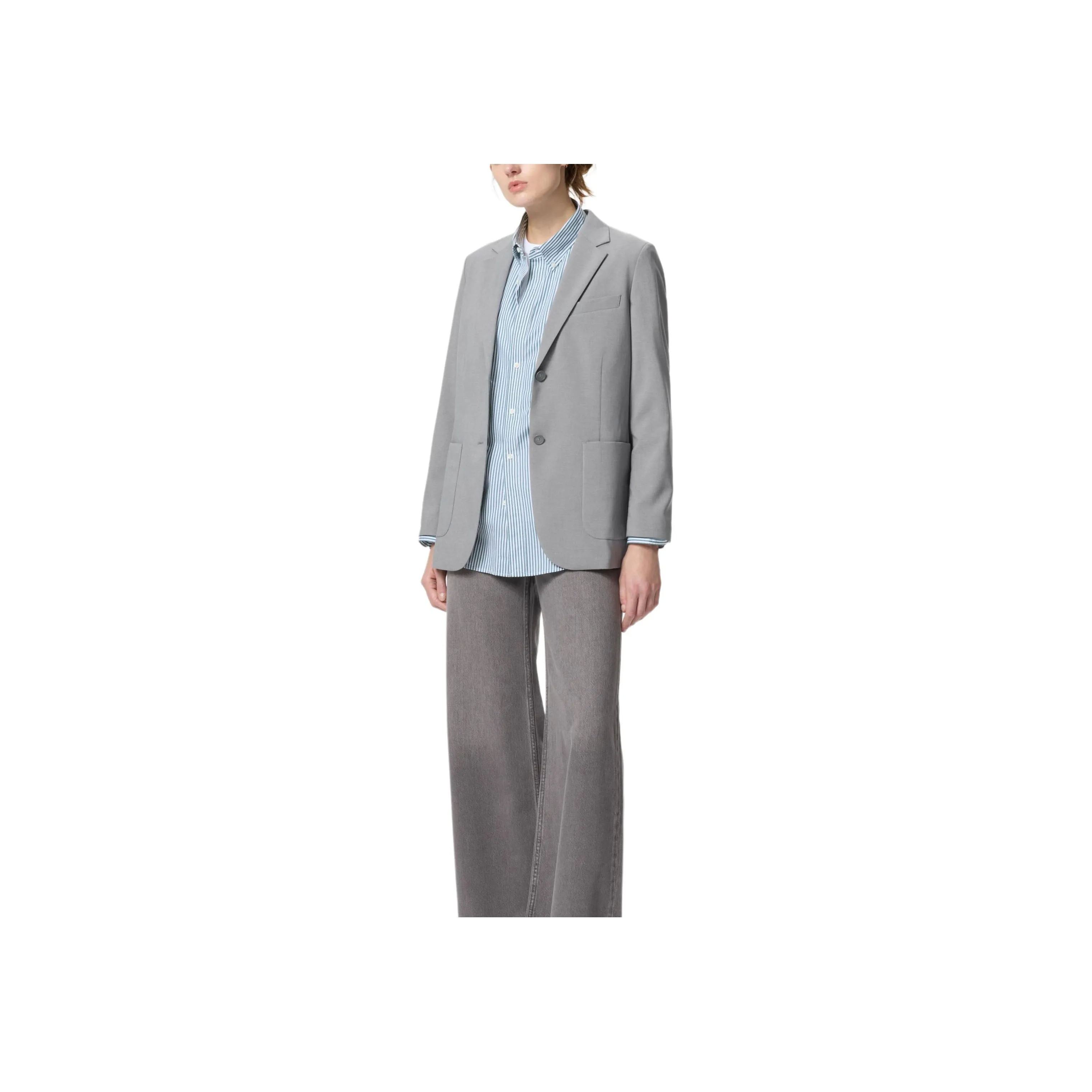 UNIQLO Business Suit Women's Gray