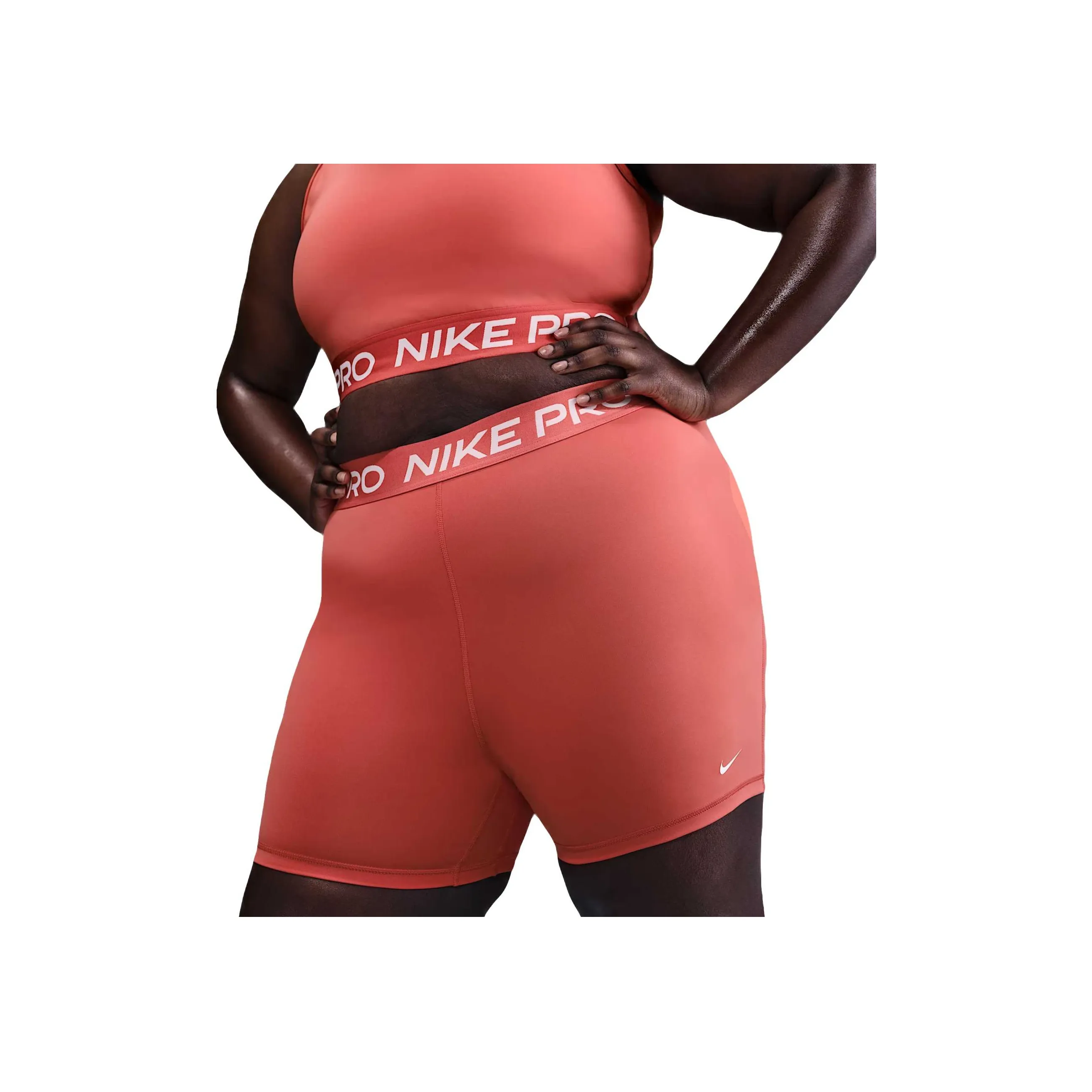 Nike Dri Fit Yoga Shorts Women's Orange