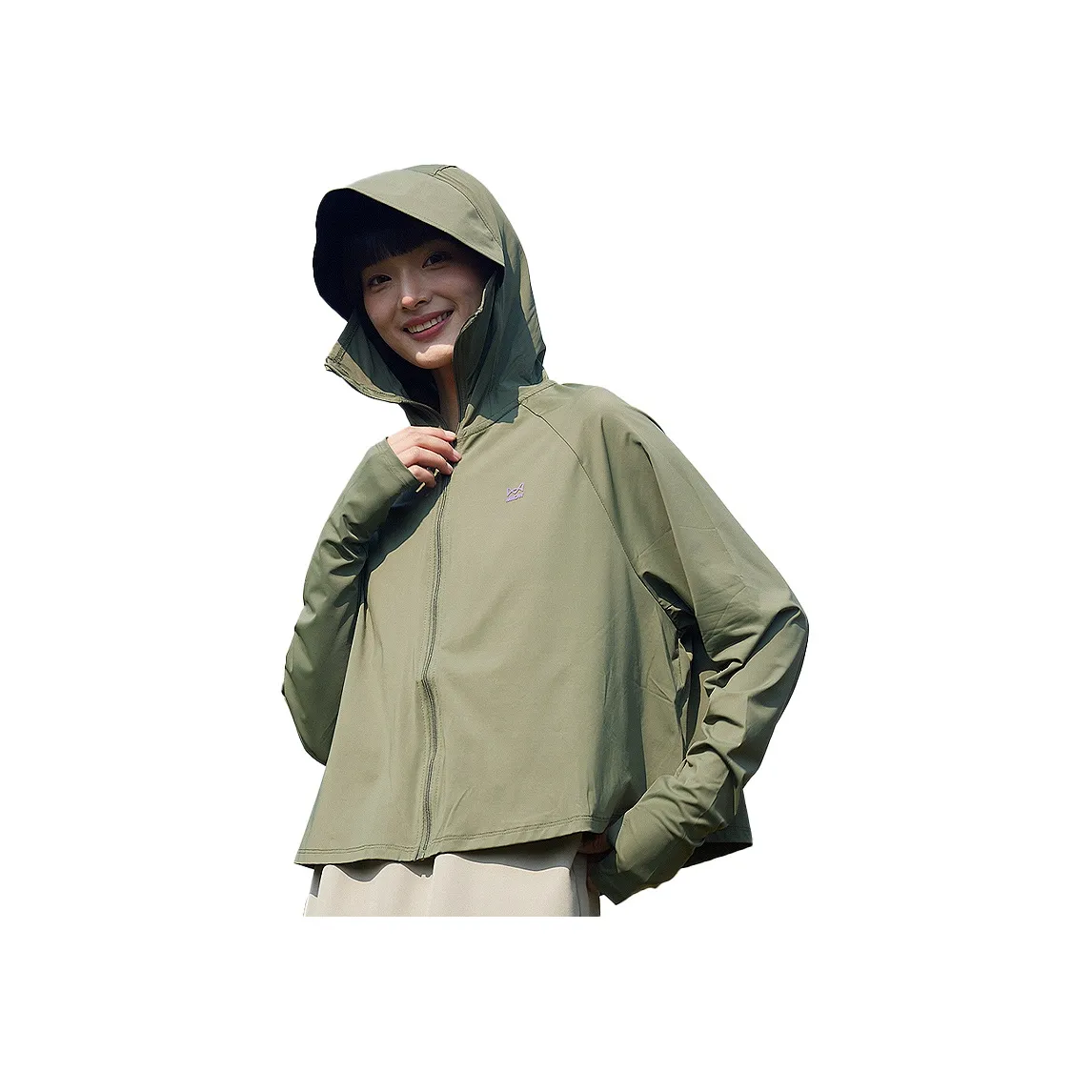 MIIOW Vinyl Large Brim Cooling Original Silk Ice Silk Sun Protection Clothing Women's