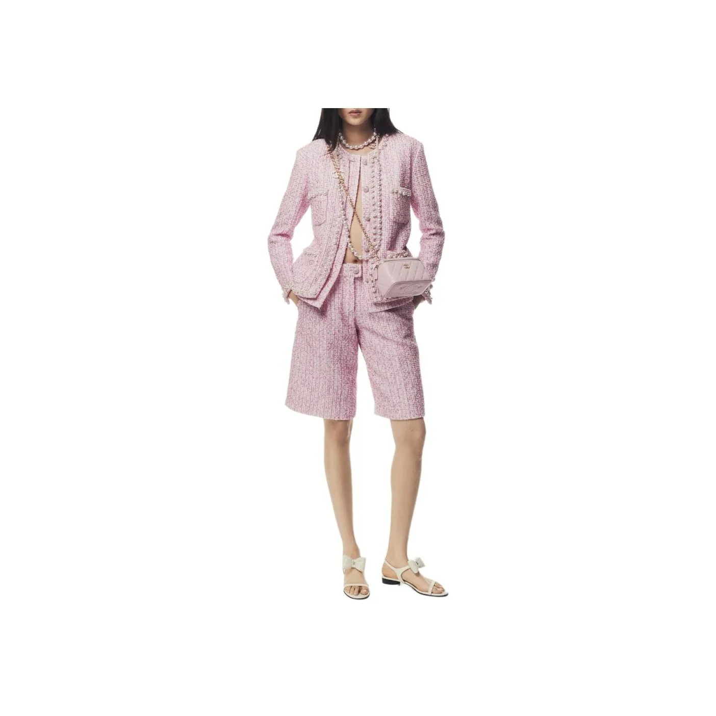 CHANEL 25P Jackets & Coats Women's Pink
