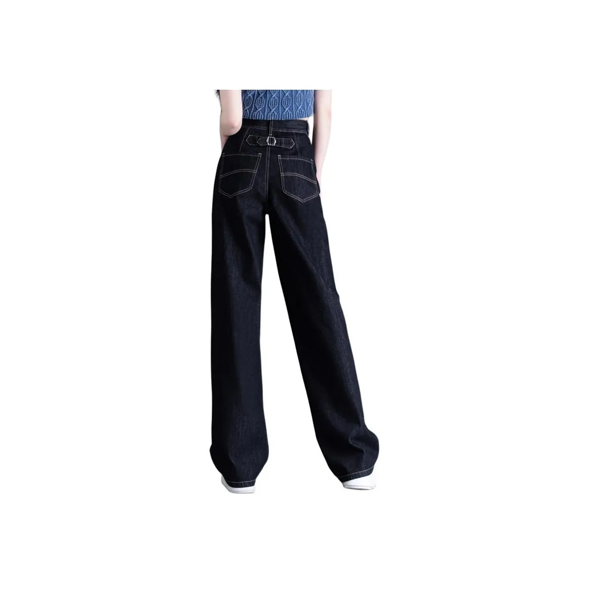 You Cow Me Pants Jeans Women's Black Blue