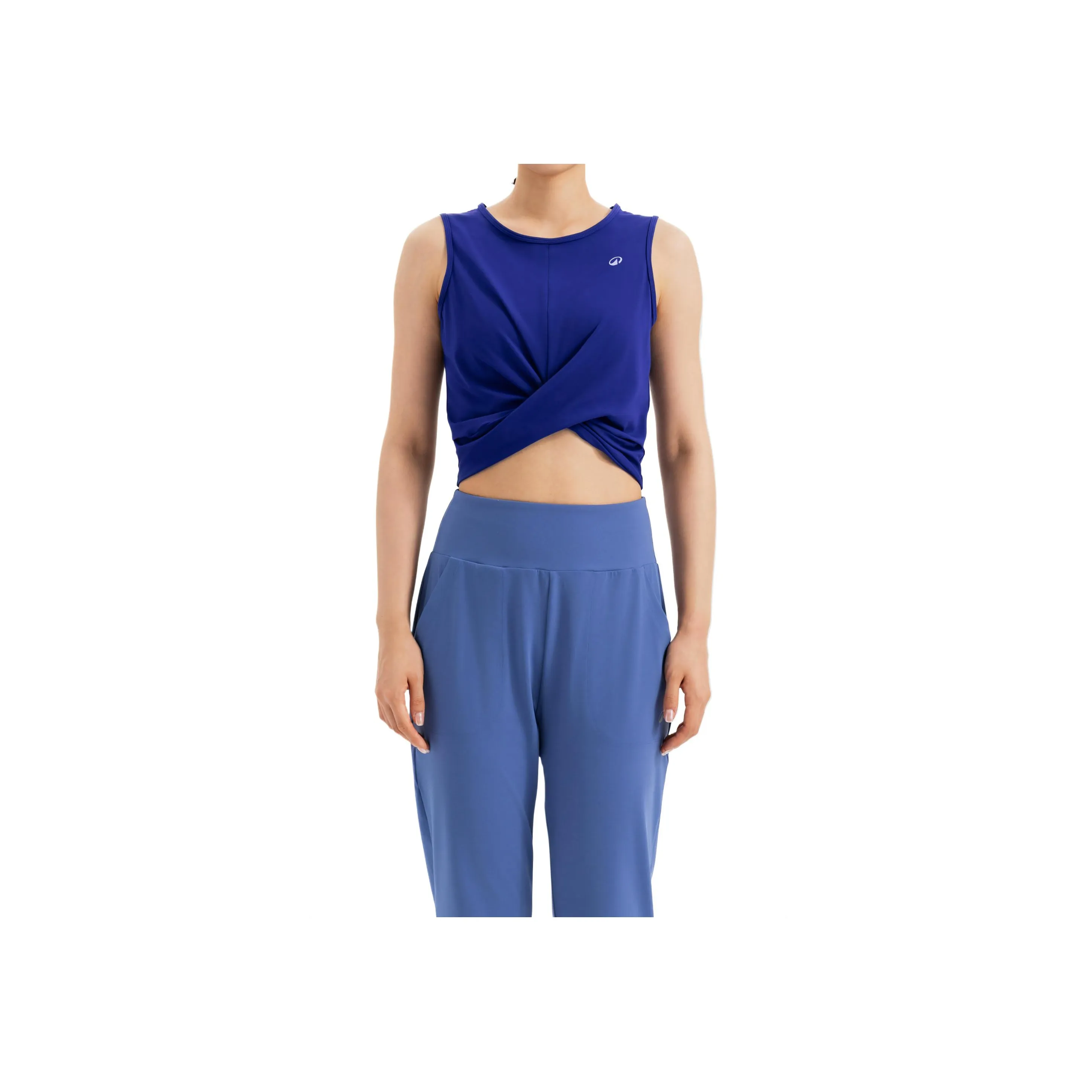 DECATHLON KIMJALY DYN TOP CROP Sport Vests Women's Midnight Blue