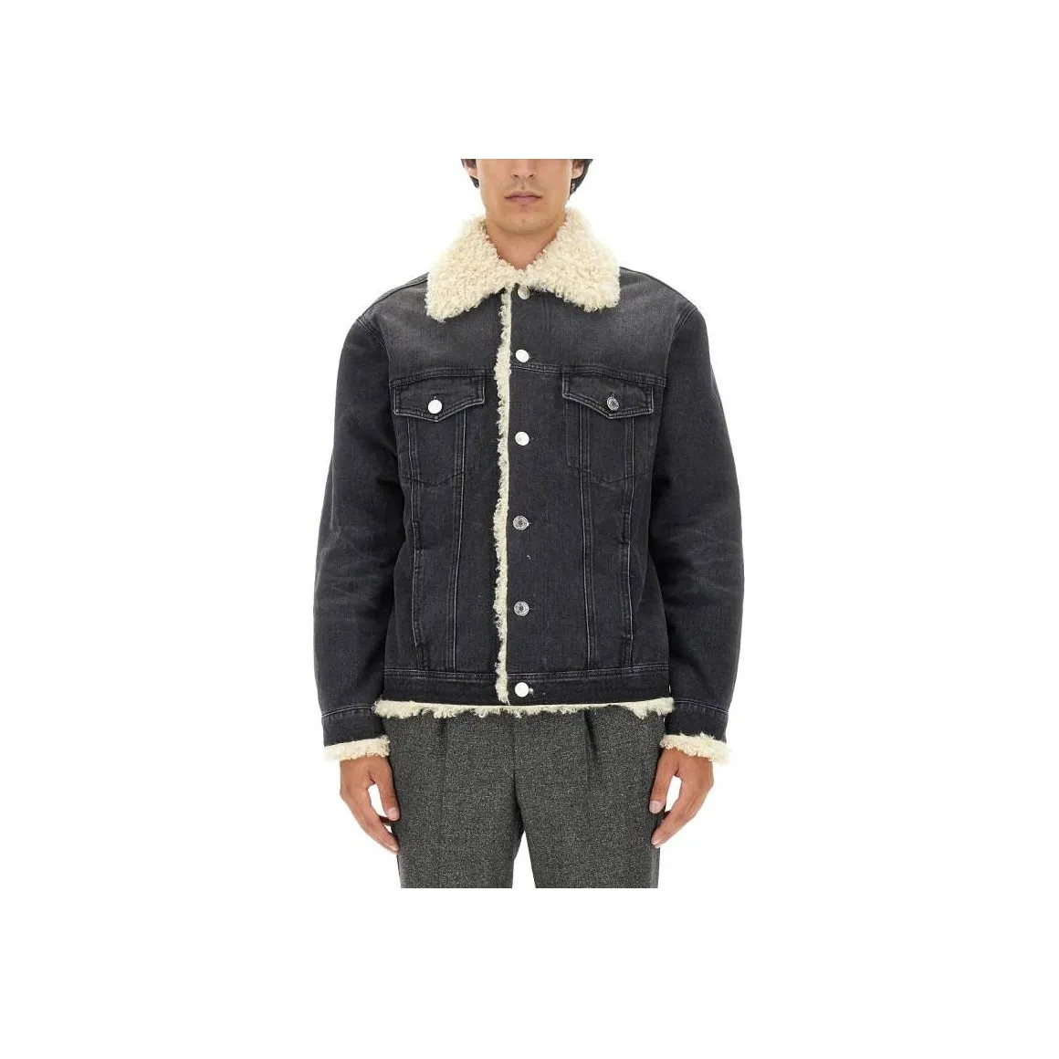 Ami Trucker Lined Jacket